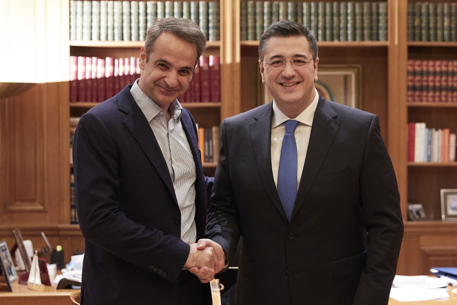 Θέματα Τοπικής Αυτοδιοίκησης συζήτησε ο Κ. Μητσοτάκης με τον Περιφερειάρχη Κεντρικής Μακεδονίας Α. Τζιτζικώστα