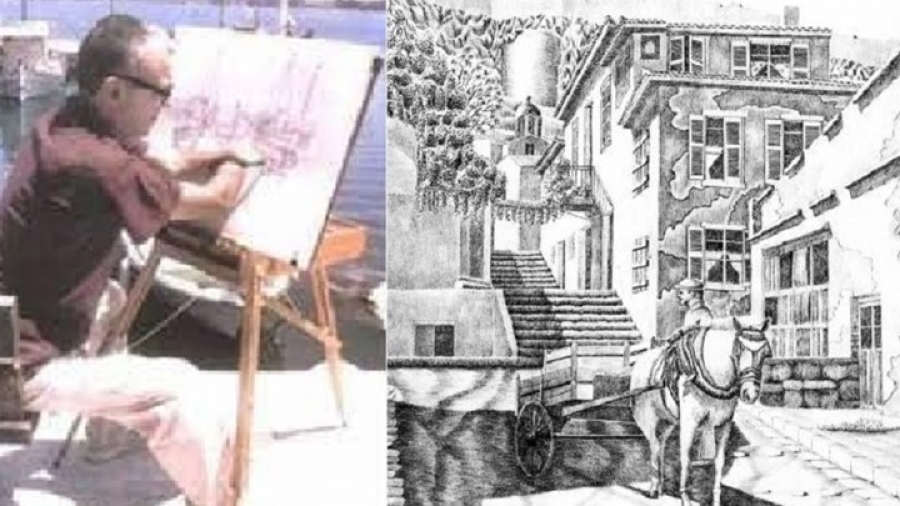 Πέθανε ο ζωγράφος Σοφοκλής Χρήστου - H συγκλονιστική ιστορία της ζωής του: Έχασε τα χέρια του και έφτιαχνε αριστουργήματα