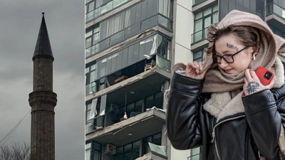 Θεϊκό σημάδι: Έσπασε η λόγχη του Ισλάμ στην Πόλη – Αποκολλήθηκε ο μιναρές στη Αγία Σοφία από τη σφοδρή κακοκαιρία