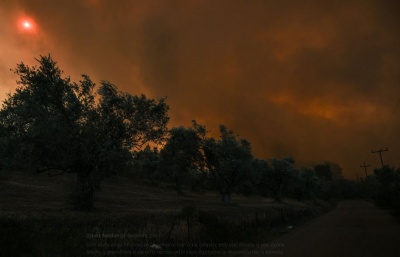 Εύβοια: Σε κατάσταση έκτακτης ανάγκης ο δήμος Διρφύων - Μεσσαπίων, όπου μαίνεται η μεγάλη πυρκαγιά