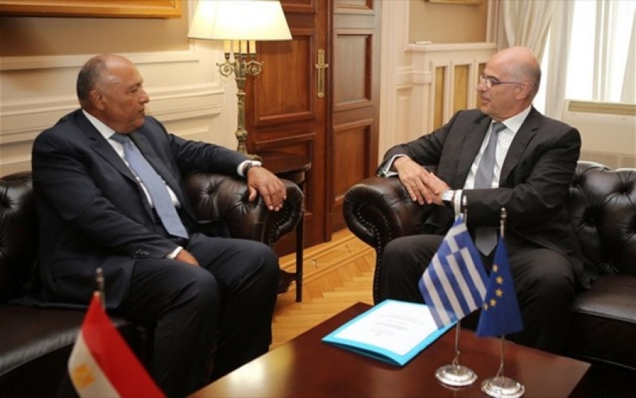 Ανησυχία Δένδια - Shoukry (ΥΠΕΞ Αιγύπτου) για την αποστολή τουρκικών στρατευμάτων στη Λιβύη