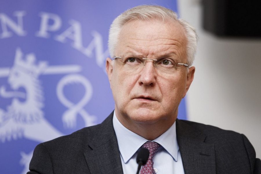 Rehn (ΕΚΤ): Αναγκαία η χρήση μέτρων στήριξης για την Ευρωζώνη από την Κεντρική Τράπεζα
