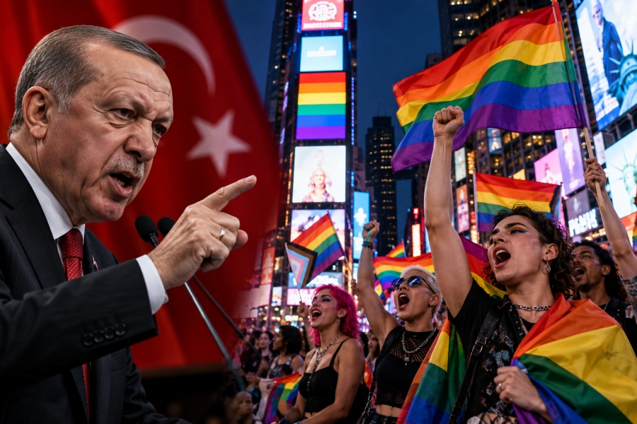 Απίστευτο... ακτιβιστές LGBTQ+ περίμεναν τον Erdogan στην Times Square - «Θα είμαστε πάντα εδώ»