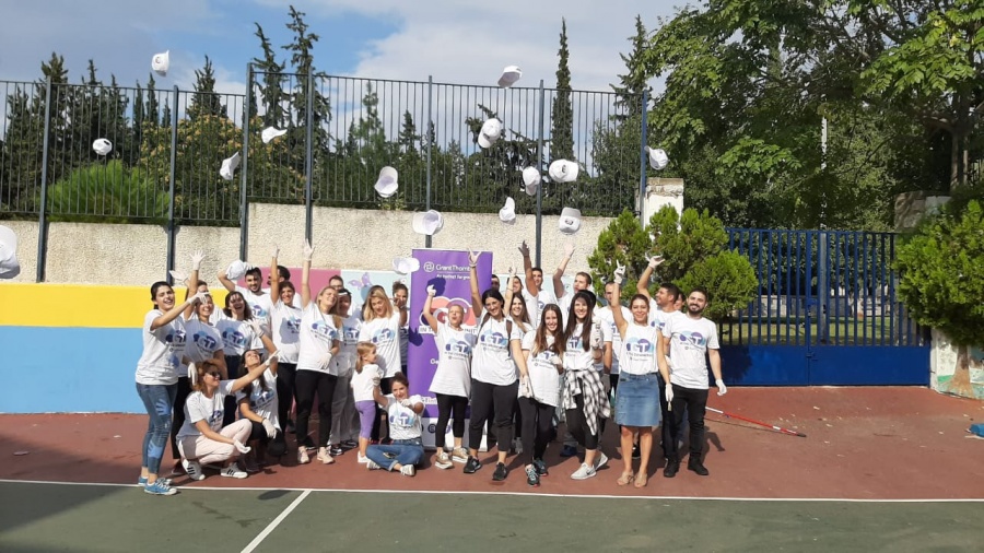 Η Grant Thornton στην Ελλάδα επενδύει στον πυλώνα «Εκπαίδευση», αναδιαμορφώνοντας χώρους σχολείων της Αττικής