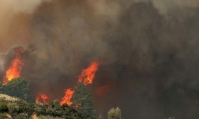Σε ύφεση η πυρκαγιά στο Άγιο Όρος και χωρίς κανένα ενεργό μέτωπο