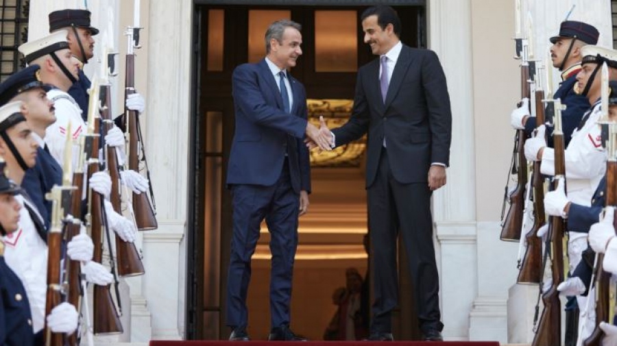 Με Μητσοτάκη και Σακελλαροπούλου συναντήθηκε ο Εμίρης του Κατάρ - Στο επίκεντρο η Μέση Ανατολή, υπογραφή δύο συμφωνιών