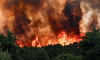 Μειώνεται ο κίνδυνος πυρκαγιάς αύριο 11 Αυγούστου - Μόνο η Ρόδος στο «πορτοκαλί»