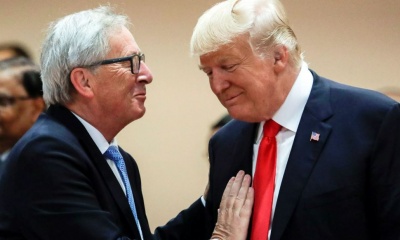 Juncker: ΗΠΑ και ΕΕ είναι σύμμαχοι και όχι εχθροί - Trump: Αναμένουμε κάτι πολύ θετικό από τις συζητήσεις