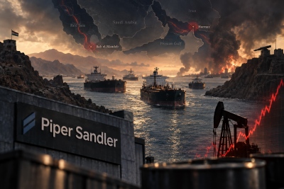 Η Piper Sandler προειδοποιεί: Καταρρέουν οι ροές από τη Μέση Ανατολή... έρχεται το ισχυρότερο σοκ στο πετρέλαιο