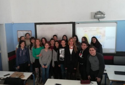 Ομιλία της Λουξ στο 1ο Πειραματικό Γυμνάσιο Αθηνών