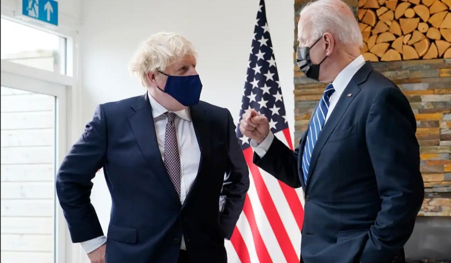 Johnson μετά τη συνάντηση με Biden: Άφθαρτη η σχέση Μ. Βρετανίας – ΗΠΑ, μοιραζόμαστε κοινές θέσεις