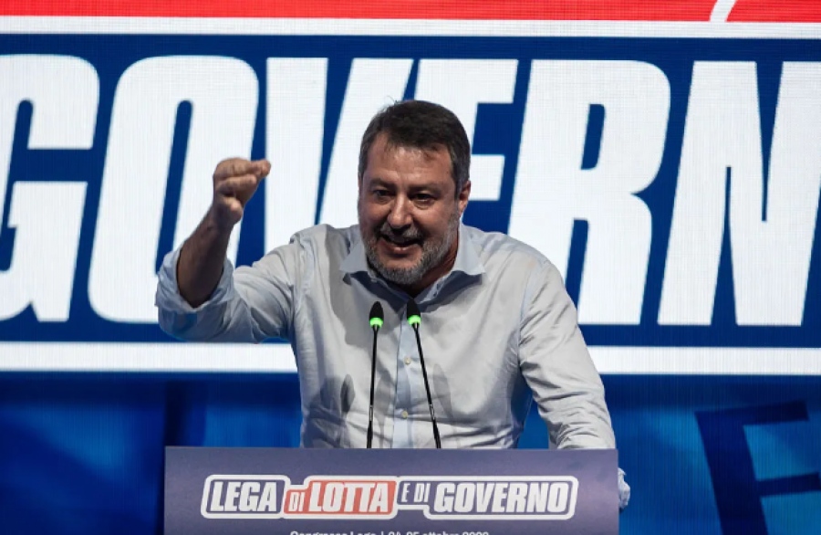Ιταλία: Επανεκλογή Salvini στην ηγεσία της Lega με δέσμευση για στροφή υπέρ της Ρωσίας