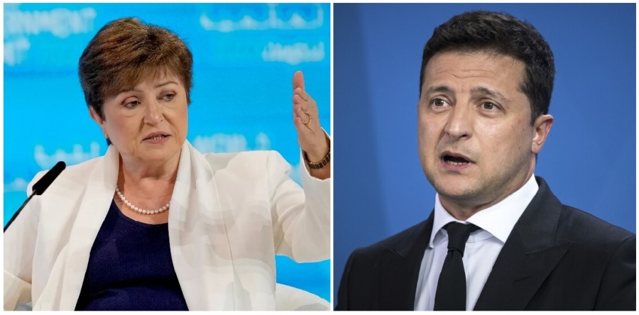 Επαφές Zelensky με Georgieva για περαιτέρω οικονομική στήριξη της Ουκρανίας από το ΔΝΤ