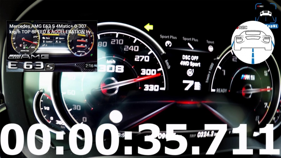 Πόσο χρειάζεται για να φτάσει μία BMW M5 στα 308 χλμ./ώρα;