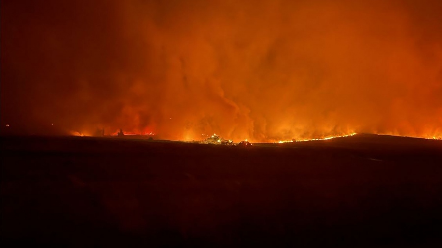 Πυρκαγιά στη Ροδόπη - Μήνυμα του 112 για εκκένωση της περιοχής Κασσιτέρα