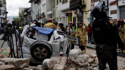Ισχυρός σεισμός 6,8 Ρίχτερ στον Ισημερινό - Τουλάχιστον 15 νεκροί και σχεδόν 400 τραυματίες - Τεράστιες ζημιές, κατέρρευσαν κτίρια