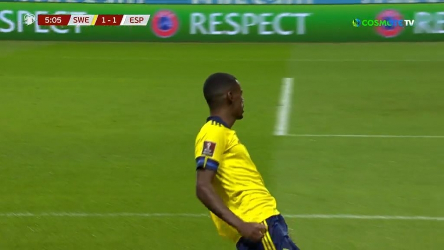 Σουηδία- Ισπανία 1-1: Ισοφάριση σε χρόνο… μηδέν για τη Σουηδία με Ισάκ! (video)