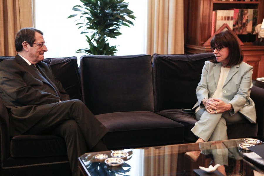 Σακελλαροπούλου (ΠτΔ): Ενιαίο αρραγές διπλωματικό μέτωπο Ελλάδας – Κύπρου απέναντι στην τουρκική επιθετικότητα