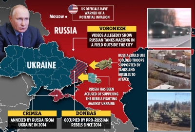 Γιατί είναι αναπόφευκτη μια επίθεση της Ρωσίας στην Ουκρανία - Ο Βiden ειδοποίησε τον Zelenskiy, απειλεί Putin με βαριές κυρώσεις