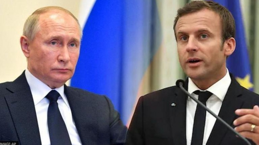 Τηλεφωνική επικοινωνία Putin – Macron, συζήτησαν την πορεία των διαπραγματεύσεων
