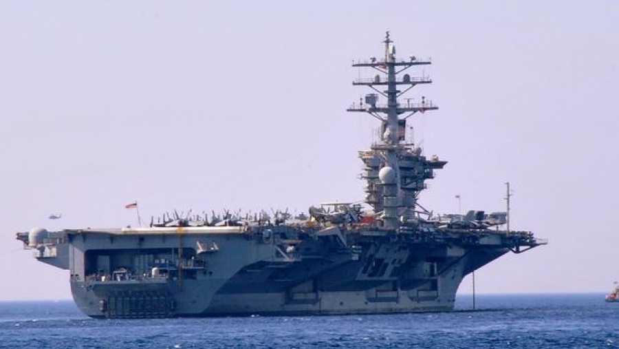 Στη Σούδα το το αμερικανικό αεροπλανοφόρο USS Dwight D. Eisenhower έως 2/5