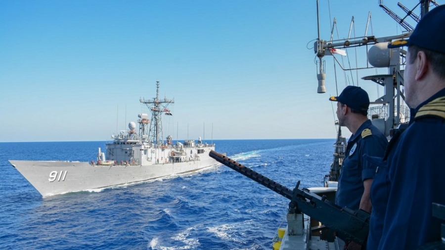 Συνεκπαίδευση της φρεγάτας «Κανάρης» με την φρεγάτα «Alexandria» της Αιγύπτου