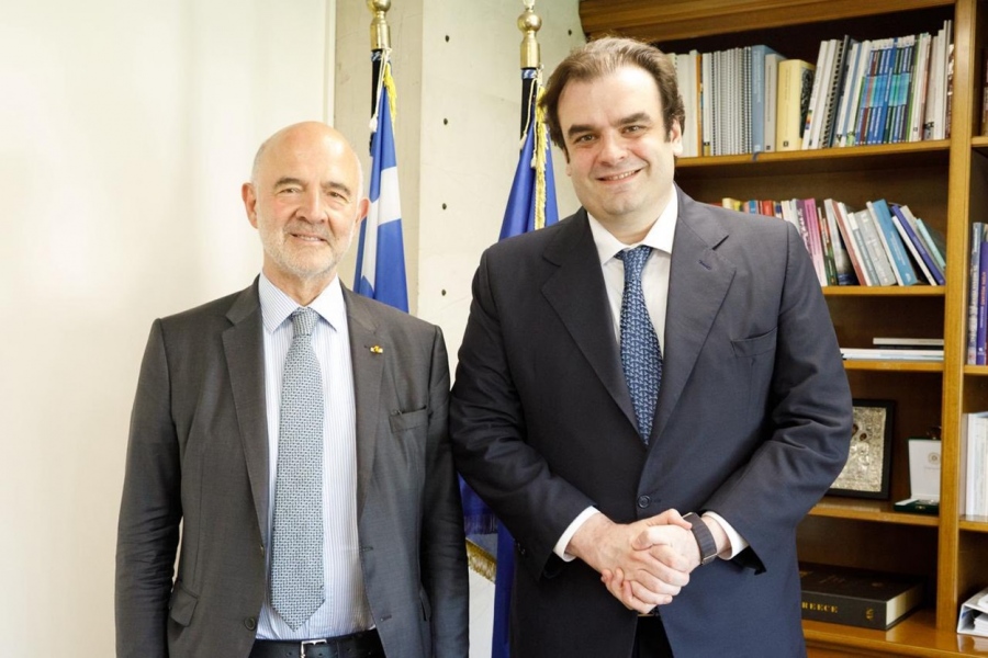 Συνάντηση Πιερρακάκη με Moscovici