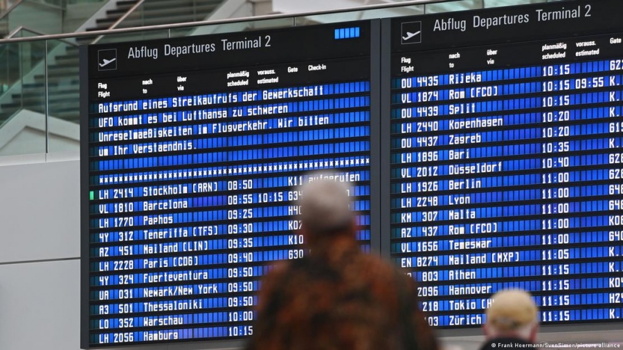 Aκυρώσεις πτήσεων από τη νέα απεργία στη Lufthansa