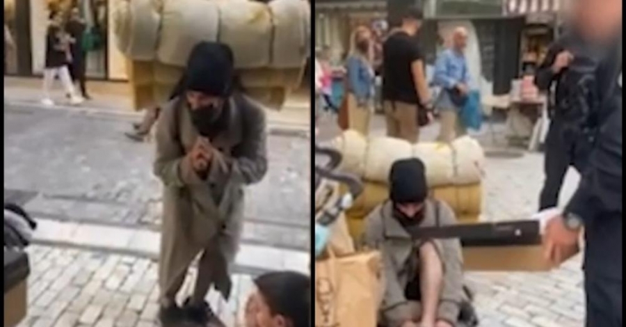 Αστυνομικοί στην Ερμού αγόρασαν παπούτσια και κάλτσες σε άστεγο - Η χαρά του απερίγραπτη