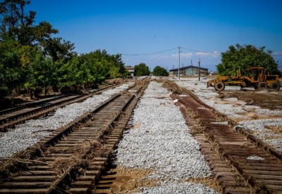 Ταχιάος (υφ. Υποοδομών): Σε δύο χρόνια η αποκατάσταση των ζημιών στο σιδηροδρομικό δίκτυο Θεσσαλίας