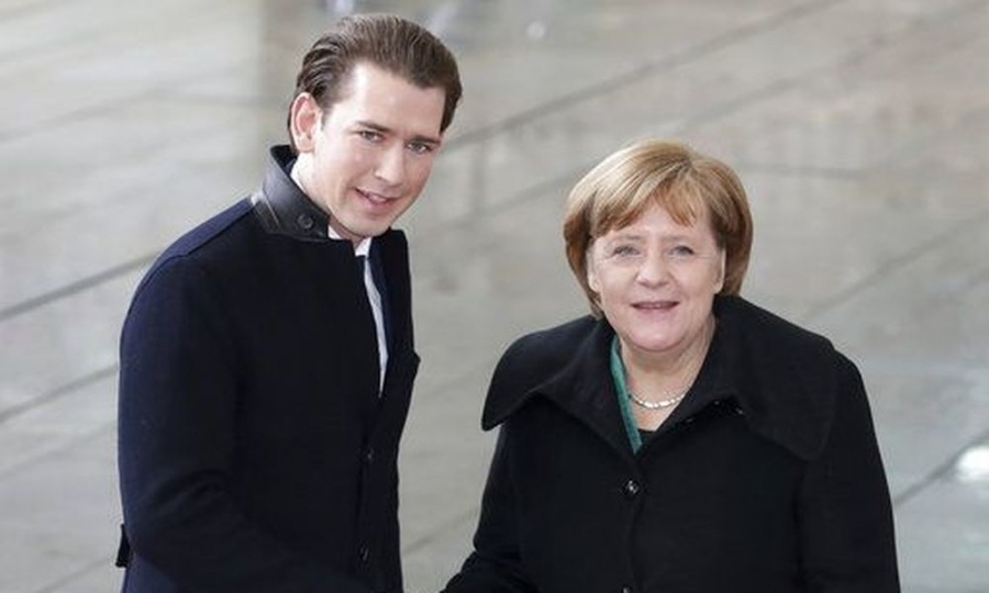 Συνάντηση Kurz - Merkel στο Βερολίνο - Αναζητούν κοινή στάση στο προσφυγικό ενόψει της Συνόδου Κορυφής στην Αυστρία (19-20/9)