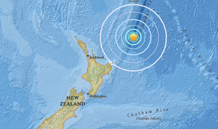 Nέα Ζηλανδία: Ισχυρή σεισμική δόνηση μεγέθους 6,9 βαθμών σημειώθηκε με επίκεντρο τα Νησιά Κερμαντέκ