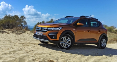Με το Dacia Sandero Stepway στη Νάξο!