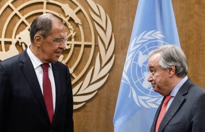 Πυρά Lavrov κατά Guterres (ΟΗΕ): Δεν στάθηκε στο ύψος της θέσης του για την Ουκρανία