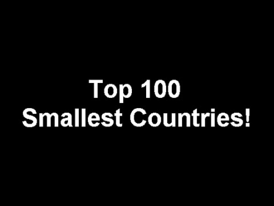 Η ισχύς έρχεται σε όλα τα μεγέθη - Οι 100 μικρότερες χώρες της γης το αποδεικνύουν