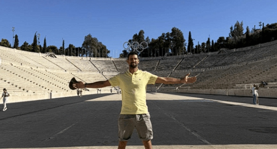 Μπήκε για τα καλά στο κλίμα – Ο Νovak Djokovic στο Παναθηναϊκό Στάδιο: «Tο πιο ιστορικό αθλητικό κέντρο στον κόσμο»
