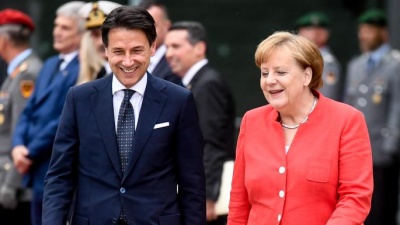 Merkel προς Conte: Οικοδόμησε εμπιστοσύνη με την ΕΕ για τον προϋπολογισμό