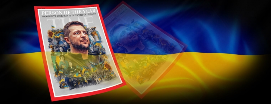 Το αμερικανικό περιοδικό Time ανακήρυξε «Πρόσωπο της Χρονιάς» τον  Ουκρανό πρόεδρο Zelensky