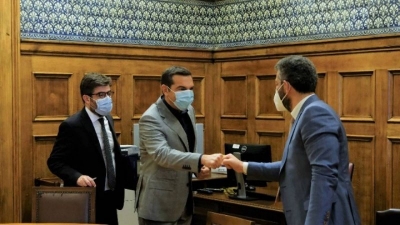 Συνάντηση Τσίπρα με αντιπροσωπεία του προεδρείου της Ένωσης Δικαστών και Εισαγγελέων