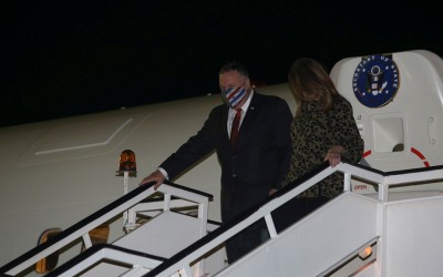 Η άφιξη Pompeo στη Θεσσαλονίκη