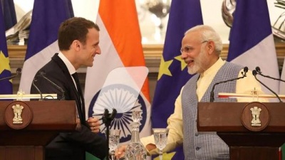 Συμφωνίες ύψους 13 δισ. ευρώ υπέγραψε ο Γάλλος πρόεδρος Emmanuel Macron κατά την επίσκεψή του στην Ινδία