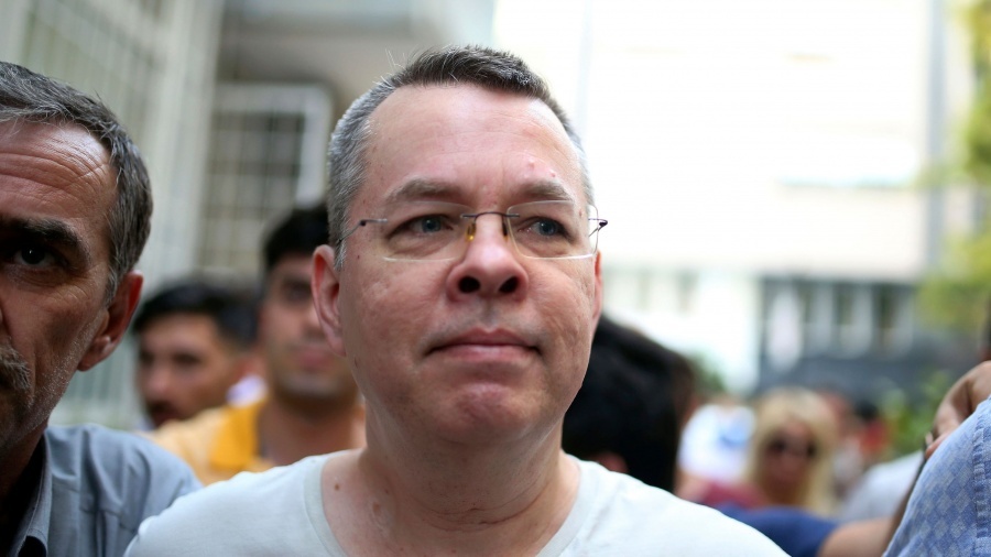 Στις ΗΠΑ φτάνει σήμερα (13/10) ο πάστορας Brunson – Μπορεί να επισκεφτεί τον Λευκό Οίκο