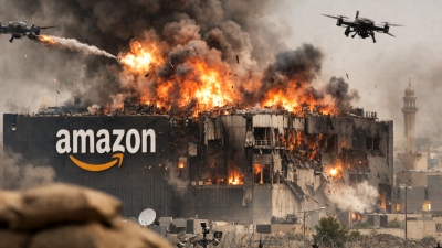 Καταιγιστικές εξελίξεις - To data center της Amazon στο Μπαχρέιν τυλίχθηκε στις φλόγες μετά από ιρανικό σφυροκόπημα