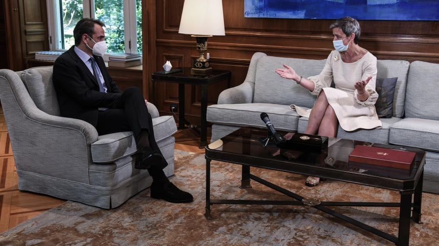 Εύσημα Vestager σε Μητσοτάκη για έξοδο από ενισχυμένη εποπτεία: Εντυπωσιακό ό,τι έχει πετύχει η Ελλάδα τα τελευταία χρόνια