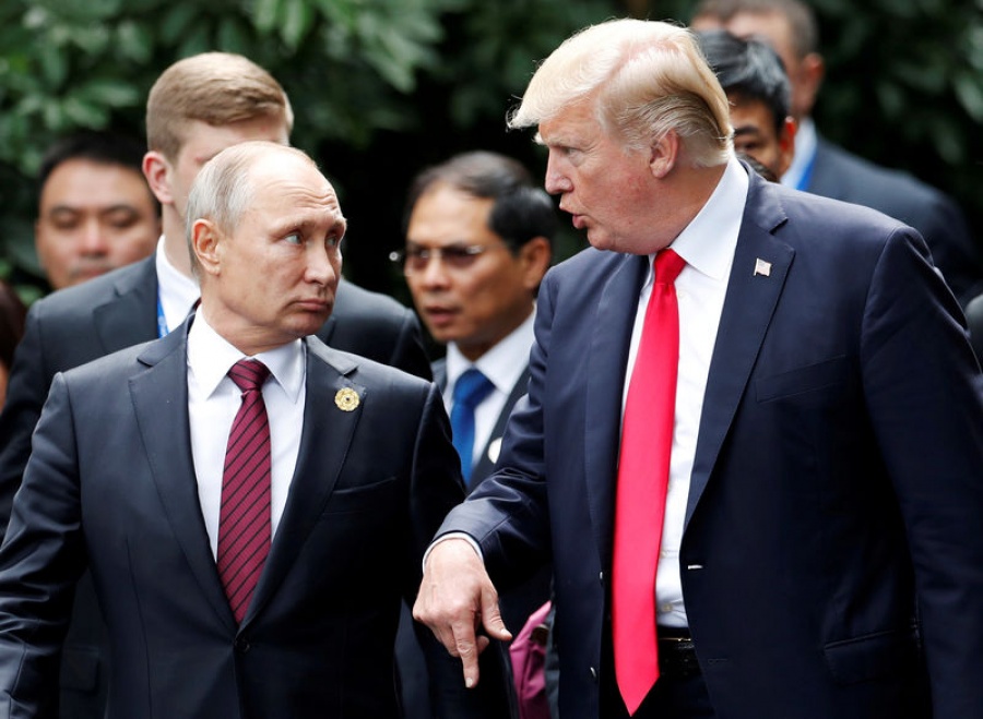 Trump: Αποφασίσαμε να ανοίξουμε νέους δρόμους για την ειρήνη και τη σταθερότητα στον κόσμο - Putin: Η Ρωσία δεν είχε καμία ανάμειξη στις εκλογές των ΗΠΑ
