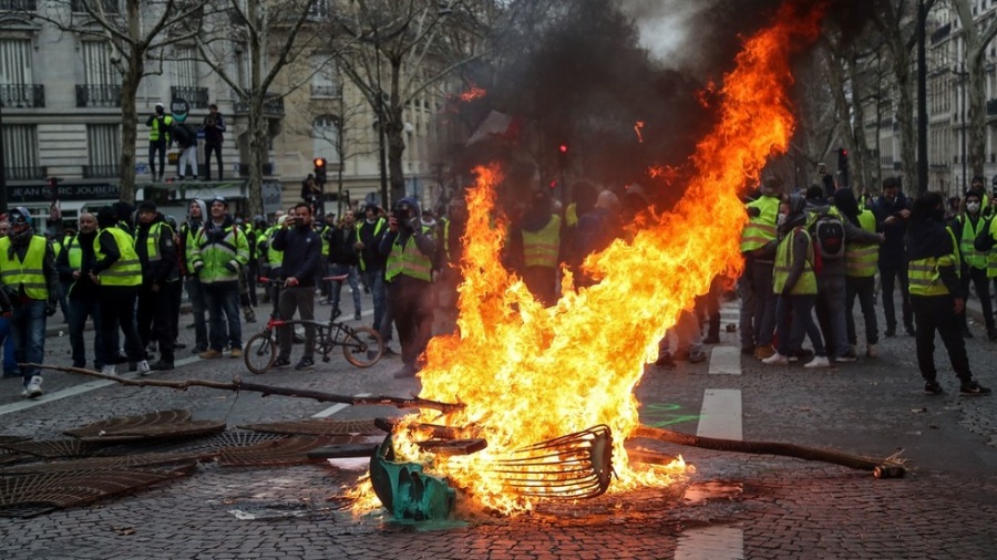 Γαλλία: 1.723 οι προσαγωγές απο τις διαδηλώσεις (8/12) των 