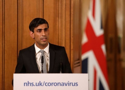 Δέσμη μέτρων 330 δισ. λιρών ανακοίνωσε η βρετανική κυβέρνηση λόγω του κορωνοϊού