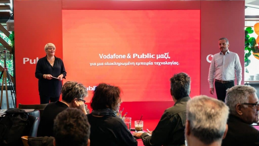 H χαμηλή εκπροσώπηση της Vodafone στην ανακοίνωση έναρξης της συμφωνίας με Public και τα ερωτήματα