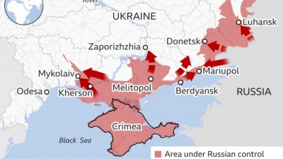 Το 82% των Ουκρανών απορρίπτει κατηγορηματικά την παραχώρηση εδαφών στη Ρωσία