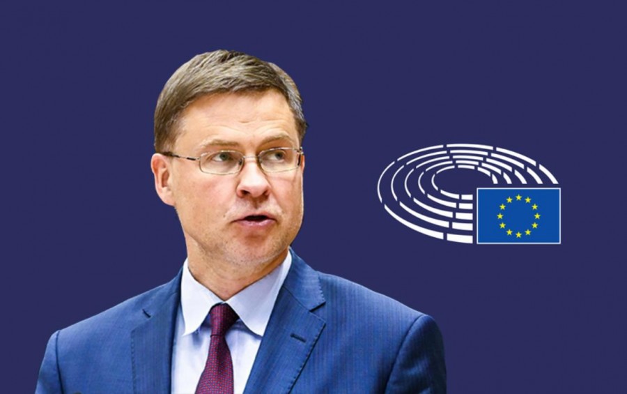 Dombrovskis (Κομισιόν): Με βραδύτερους ρυθμούς η ανάκαμψη εξαιτίας του δεύτερου κύματος της πανδημίας – Επιστροφή στην ύφεση το δ’ τρίμηνο για την ευρωζώνη